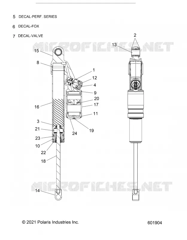 SUSPENSION, AMMORTIZZATORE POSTERIORE TRACK