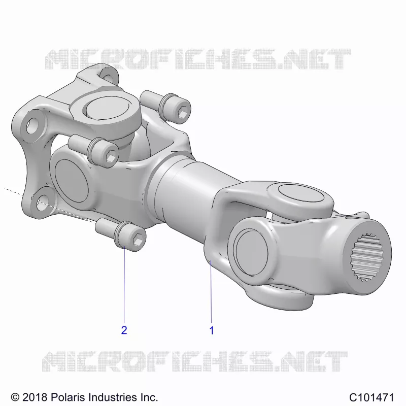 TRASMISSIONE, PROP SHAFT, REAR