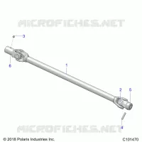 TRASMISSIONE, PROP SHAFT, FRONT
