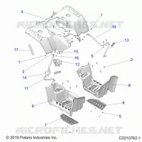 CARROZZERIA POSTERIORE CAB AND FOOTWELL