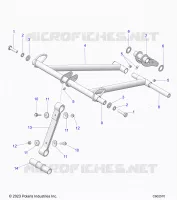 SUSPENSION, ANTERIORE COPPIA ARM