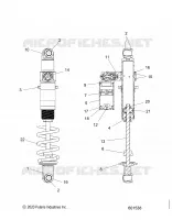 SUSPENSION, AMMORTIZZATORE POSTERIORE TRACK, VELOCITY