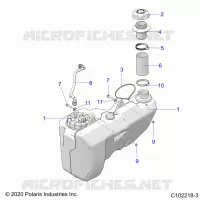 SISTEMA DI ALIMENTAZIONE CARBURANTE, FUEL TANK