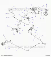 BRAKES, BRAKE LINES AND CILINDRO PRINCIPALE