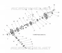 TRASMISSIONE, REAR DIFFERENZIALE INTERNALS