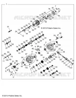 TRASMISSIONE, PRINCIPALE SCATOLA INGRANAGGI INTERNALS