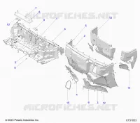 CAPPUCCIO LINER AND FRONT CLOSEOFF