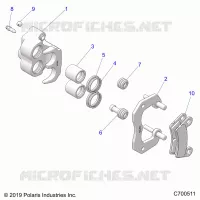 BRAKES, PINZA POSTERIORE