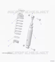 SUSPENSION, SHOCK ANTERIORE MOUNTING