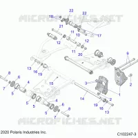 SOSPENSIONEDLE CONTROL ARM MOUNTING- A21S6E57F1/FL (C102247-3)