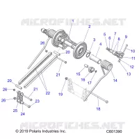 SUSPENSION, POSTERIORE COPPIA ARM