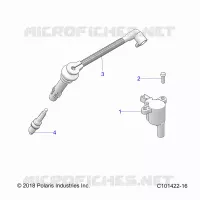 ELETTRICO, IGNITION COIL, WIRE AND SPARK PLUG
