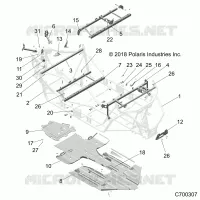 CHASSIS, TELAIO PRINCIPALE AND SKID PLATE