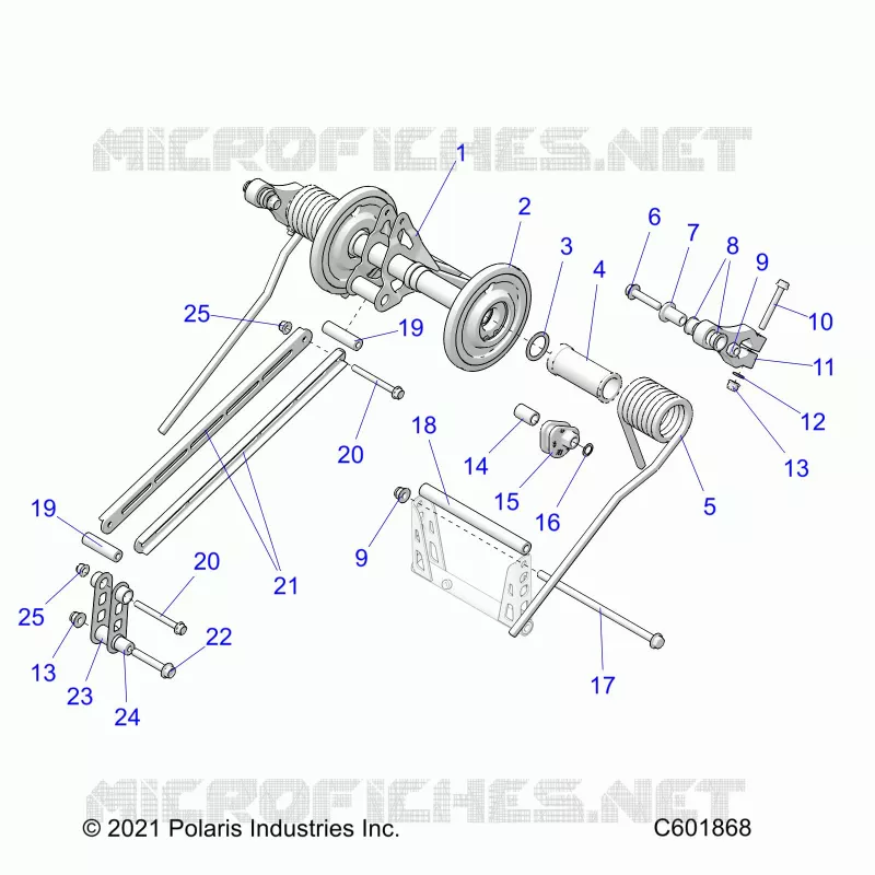 SUSPENSION, POSTERIORE COPPIA ARM