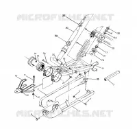 POSTERIORE SWING ARM   SHOCK 250 6X6 / W928727 (4922842284029A)