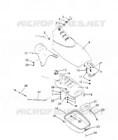 FRONT VANO  SL 750 B954070 (4930523052A008)