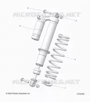 SUSPENSION, SHOCK ANTERIORE MOUNTING