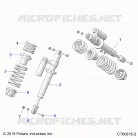 SUSPENSION, SHOCK ANTERIORE MOUNTING