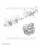 ENGINE, RAFFREDDAMENTO, WATER PUMP RELATED PARTS