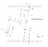 STERZO POST and TIE ROD ASM.