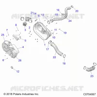 TRASMISSIONE, CLUTCH COVER AND DUCTING