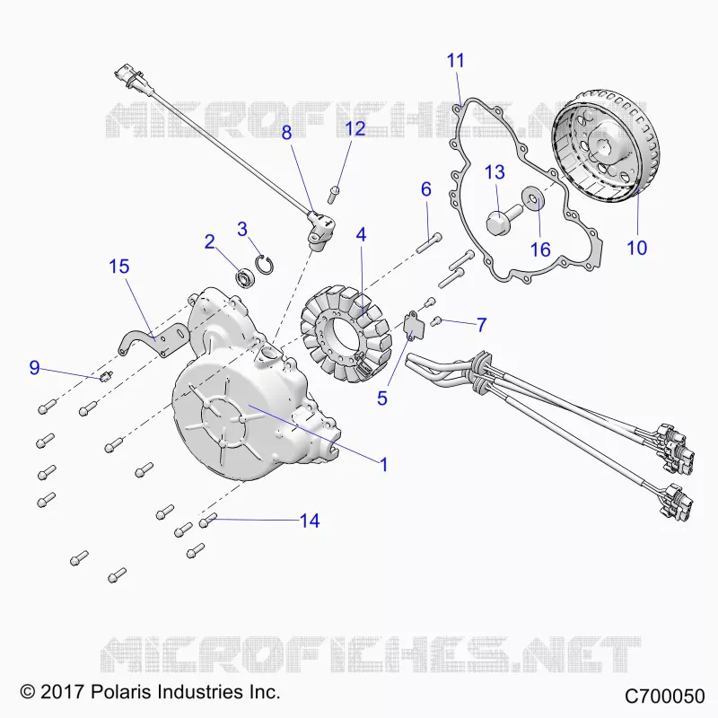 ENGINE, STATOR AND FLYRUOTA