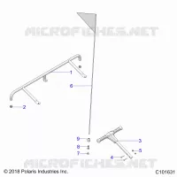 BODY, ACCESSORY PARAURTI , FLAG, AND PASS HANDLE
