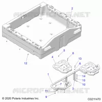 CARROZZERIA POSTERIORE RACK AND BOX SIDE RAILS