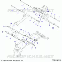 SOSPENSIONE POSTERIORE CONTROL ARM MOUNTING