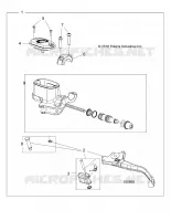 FRENO ANTERIORE BRAKE LEVER AND MASTER CYLINDER