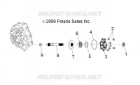 TRASMISSIONE, PRINCIPALE SCATOLA INGRANAGGI OUTPUT SHAFT