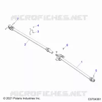 TRASMISSIONE, PROP SHAFT, FRONT