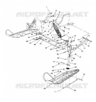 SOSPENSIONI ANTERIORI and SCIARE WIDETRAK / 0932064 (4922982298011A)