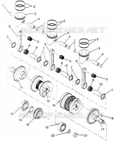 PISTONEEE   ALBERO MOTORE 600 XCR SP 0965677 AND EUROPEAN 600 XCR SP E965677 (4932063206D004)