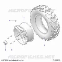 RUOTAS, FRONT TIRE