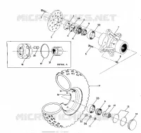 RUOTA ANTERIORE MONTAGGIO 350 4X4 / W928139 (4922832283019A)