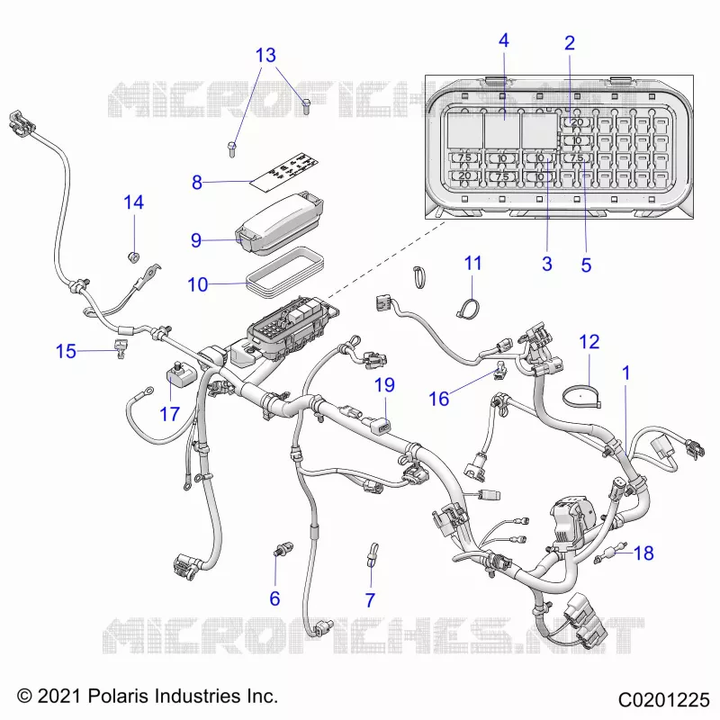 ELETTRICO, WIRE HARNESS AND FUSES