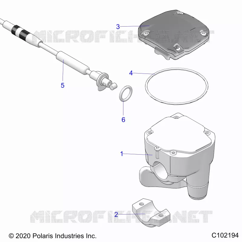 TIMONE, CONTROLS, THROTTLE ASM. AND CABLE