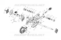 SWING ARM/REAR SCATOLA INGRANAGGI MONTAGGIO