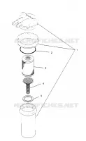 SCARICO ASSEMBLY SL 650 B954058 (4930483048C007)