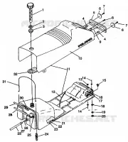 MONTAGGIO SEDILE   SERBATOIO 500 EFI E942774 and  EFI SKS E942574 (49274127410003)