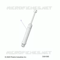 SUSPENSION, AMMORTIZZATORE POSTERIORE TRACK