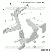BRAKES, PEDAL AND CILINDRO PRINCIPALE MOUNTING