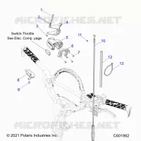 MOTORE, THROTTLE CONTROL ASM.