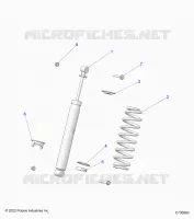 SUSPENSION, REAR SHOCK MONTAGGIO