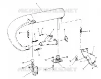 IMPIANTO DI SCARICO SPORT 0950443, SPORT TOURING 0950243  and EUROPEAN SPORT TOU (4928822882C008)