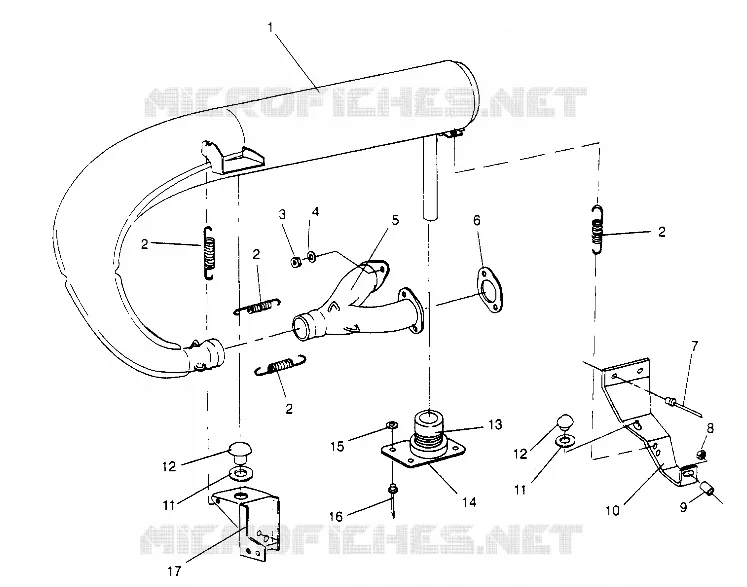 IMPIANTO DI SCARICO SPORT 0950443, SPORT TOURING 0950243  and EUROPEAN SPORT TOU (4928822882C008)