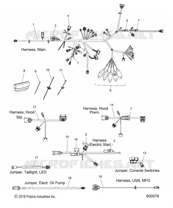ELECTRICAL, WIRE HARNESS