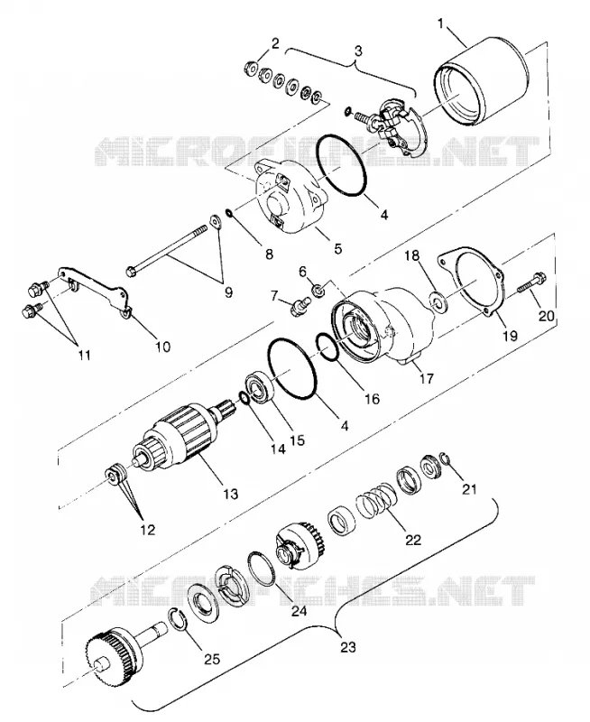 AVVIAMENTO MOTORE (400) XPRESS 400 W969540 (4935923592E004)