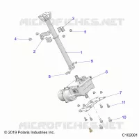 STEERING, STERZO POST ASM.